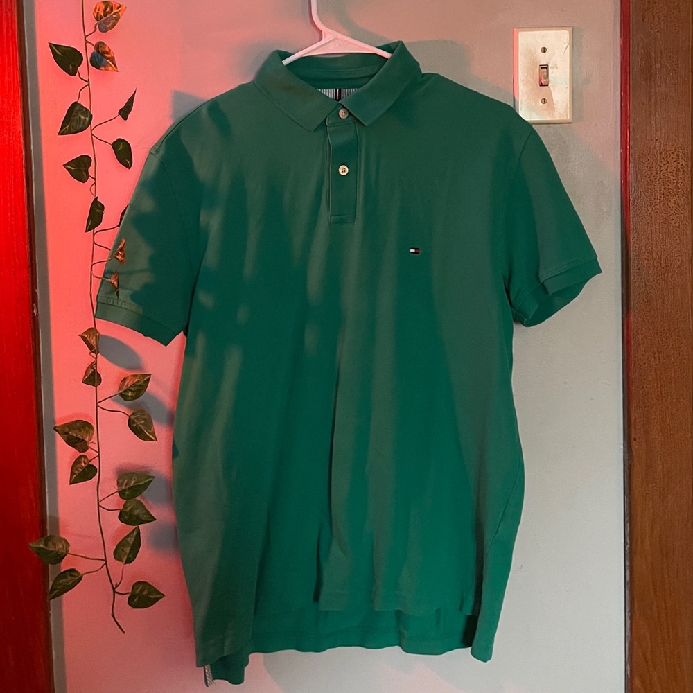 Tommy Hilfiger Men's Green Polo Shirt